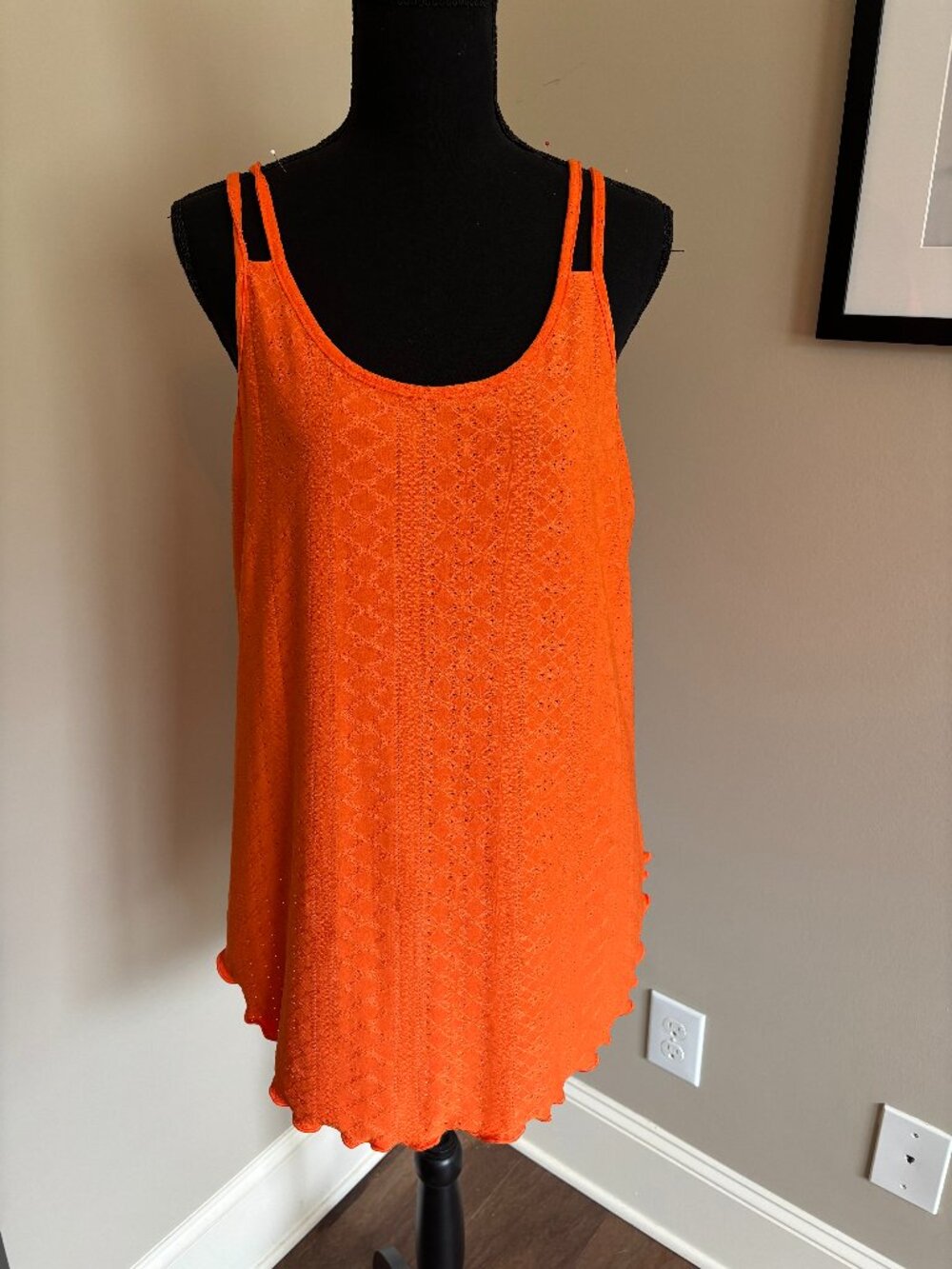 Light Summer Tank-Orange